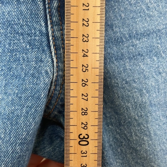 Levi's - Wedgie Straight High Waist Denim Pants - Blue - 30 - Picture 7 of 12
